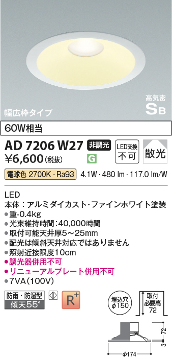 AD7206W27