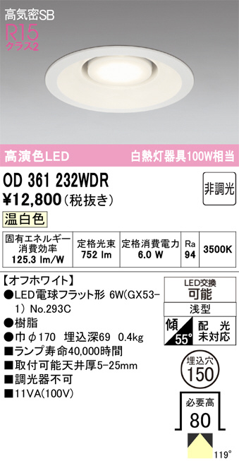 OD361232WDR